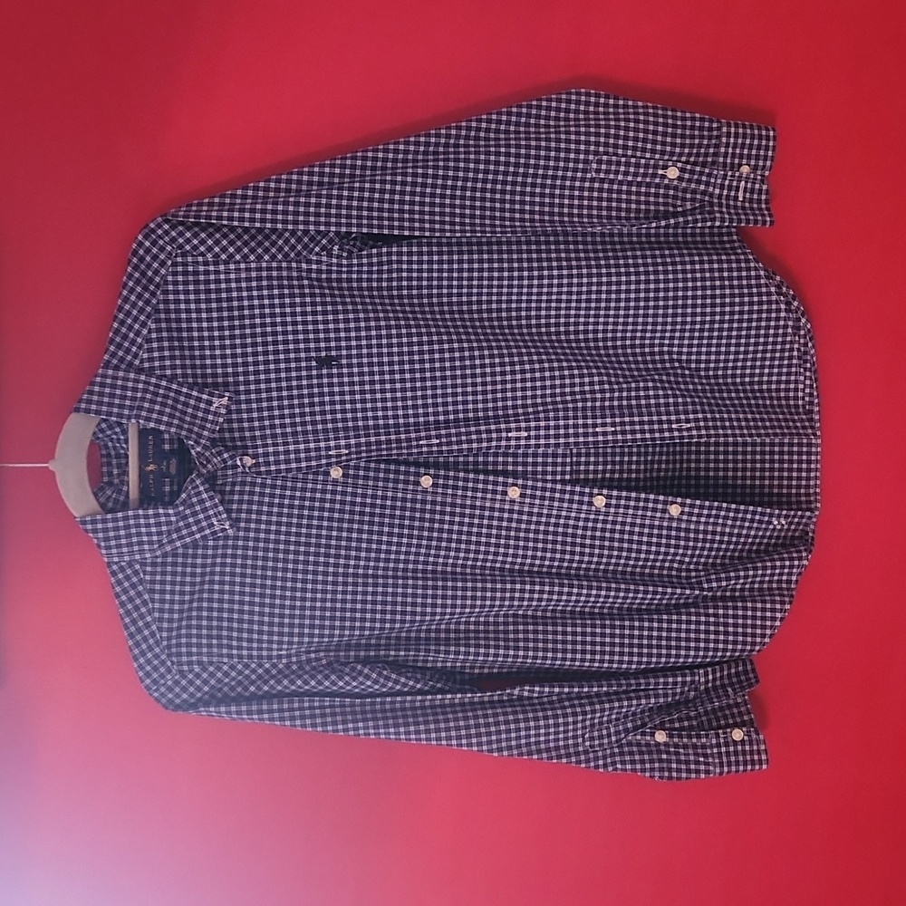 Boys size large 14-16 Polo Ralph Lauren blue dress shirt.